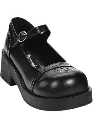 CRUX-07 Black Maryjane Shoes