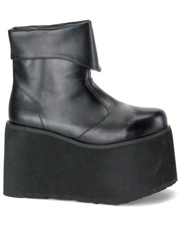 MONSTER-02 Black Platform Boots