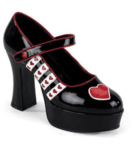 QUEEN-55 Queen of Hearts Heels