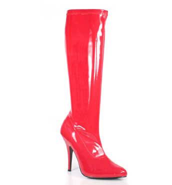SEDUCE-2000 Red Stretch Boots