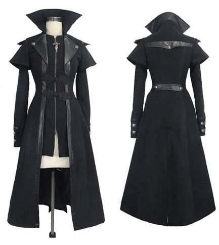 Serenity Women's Gothic Trench Coat