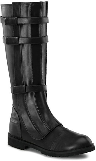 WALKER-130 Black Knee Boots