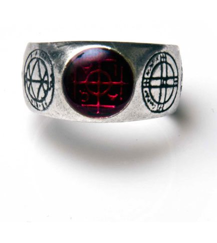 Agla Talismans Pewter Ring