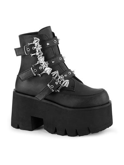 ASHES-55 Gothic Bat Platform Boots