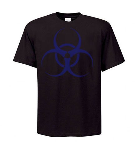 Blue Biohazard T-Shirt