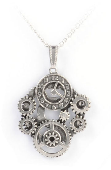 Clockwork Steam Pendant Necklace