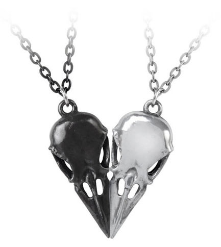 Coeur Crane Double Pendant Necklace