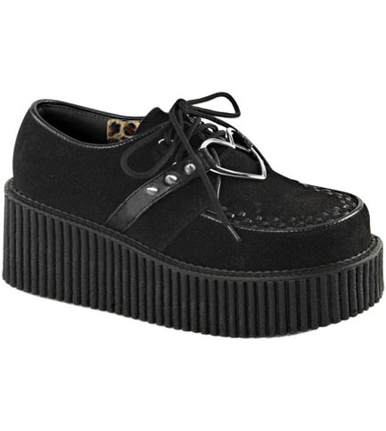 CREEPER-206 Black Vegan Shoes