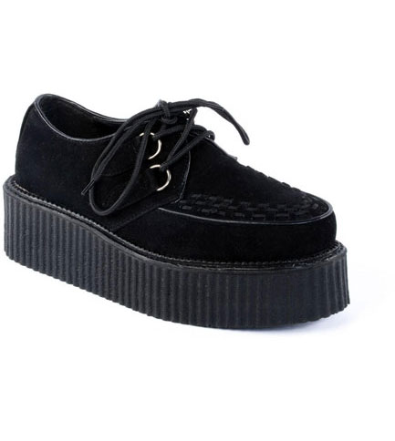 Black Veggie suede V-Creeper-502s
