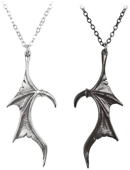 Darkling Heart Necklace Pair