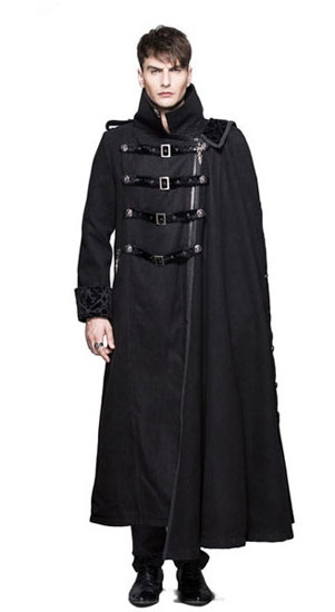Drake Gothic Trench Coat With Side Cape