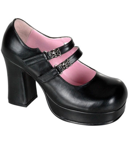 GOTHIKA-09 Black Maryjane Shoes