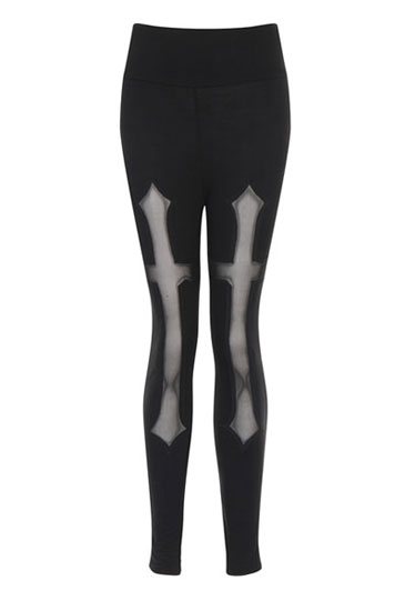 Hades Cross Gothic Leggings