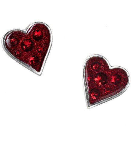 Heart's Blood Earring Studs
