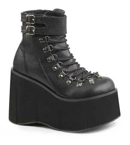 KERA-21 Black Platform Boots