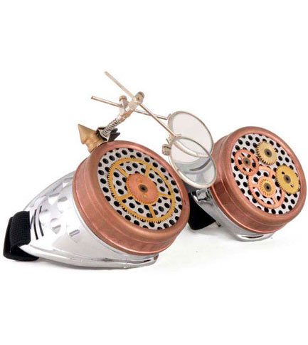 Steampunk Loupe Goggles