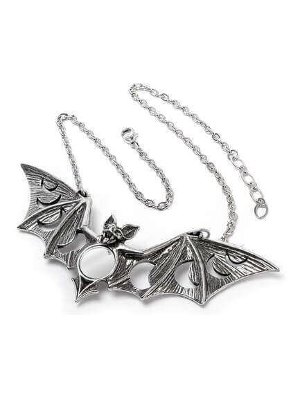 Lunaeca - Bat Moon Necklace