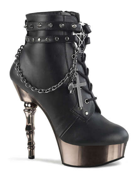 MUERTO-1001 pentagram heels