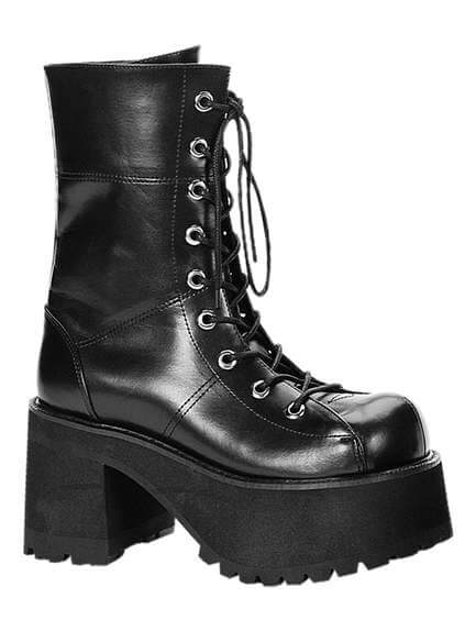 RANGER-301 Black Platform Boots