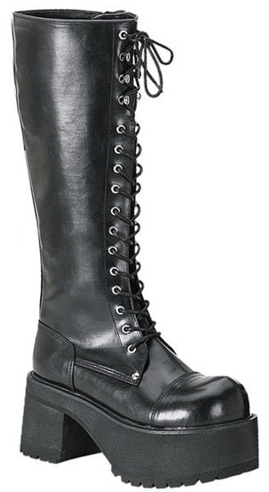RANGER-302 men's black knee high boots