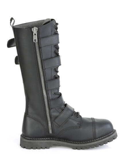 mens boots with buckles and straps