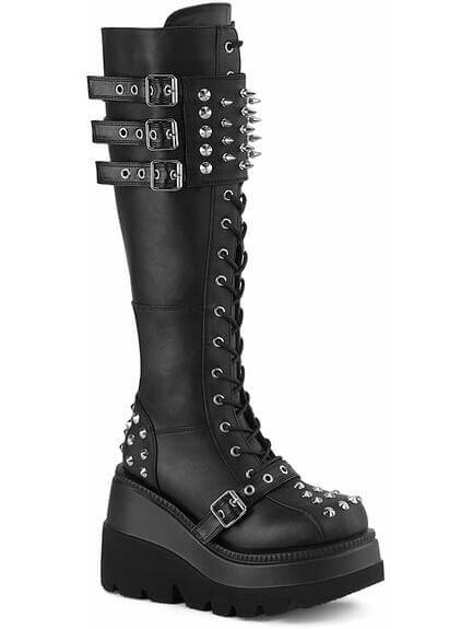 SHAKER-225 Knee High Platform Boots