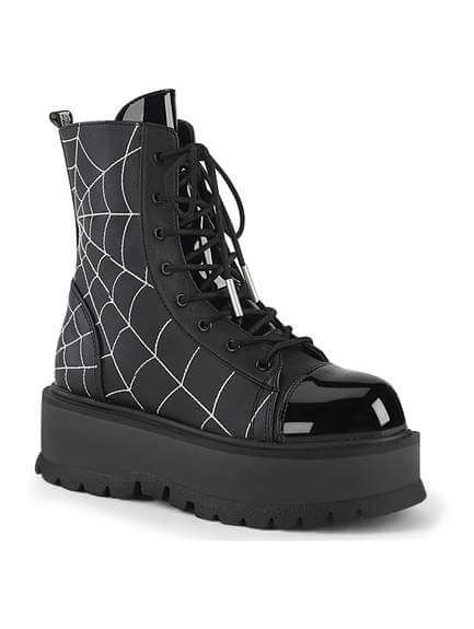 SLACKER-88 Spiderweb Platform Boots