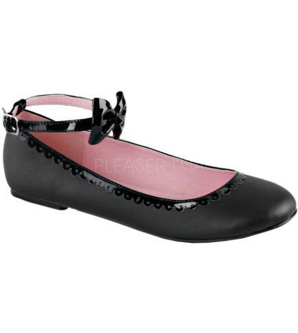 STAR-27 Black Ballet Flats