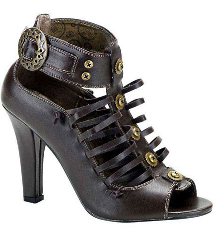 telsa brown strap boot