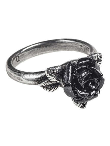 Token of Love Black Rose Ring