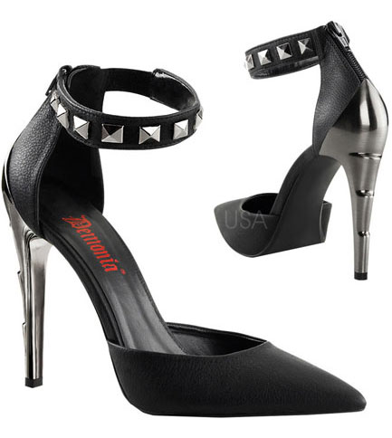 pointy studded heels