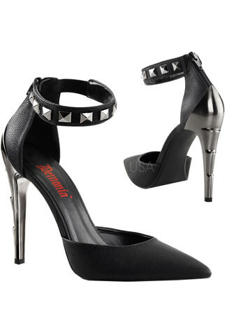 pointy studded heels
