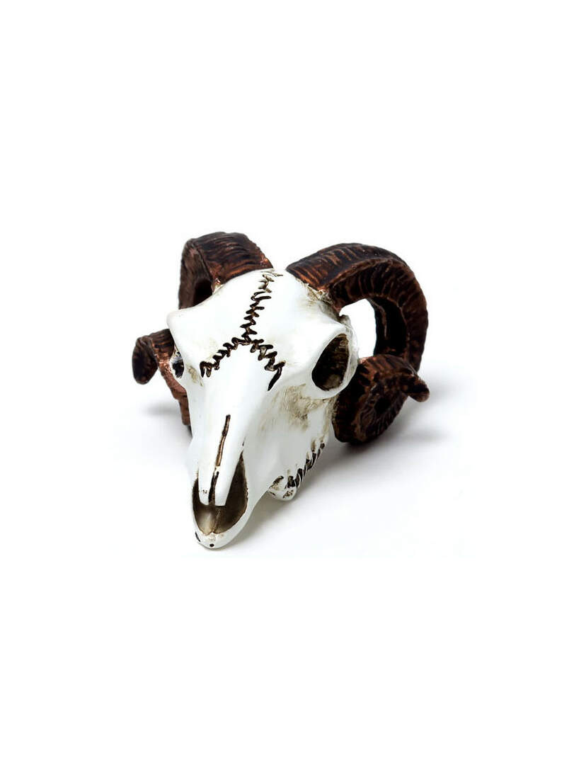 Rams Skull Miniature Figurine