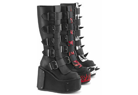 TRANSFORMER-800 Platform Boots With Interchangeable Panels