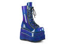 BEAR-265 Blue-Purple Platform Boots