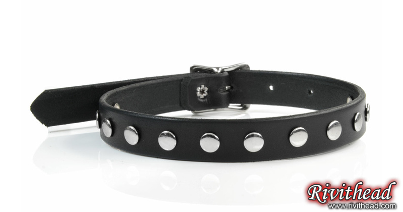 CRINCKLED LEATHER CHOCKER main image 1