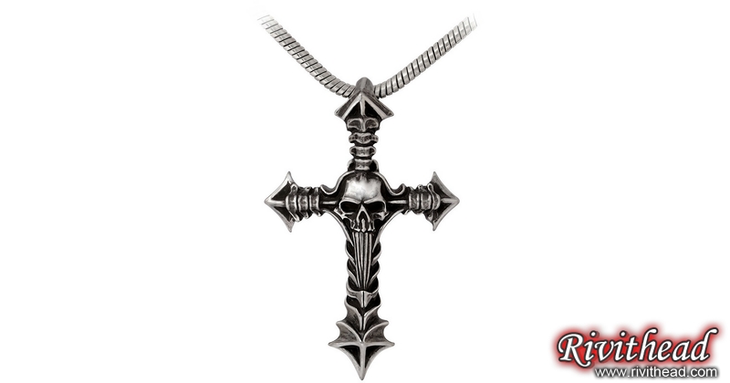 Cruxinomica Pendant - A Lovecraftian Gothic Cross