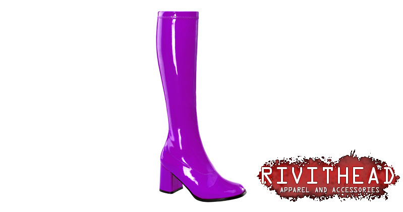 lavender gogo boots