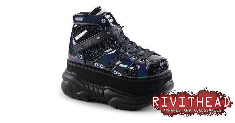 Neptune black holographic hot sale mens shoes