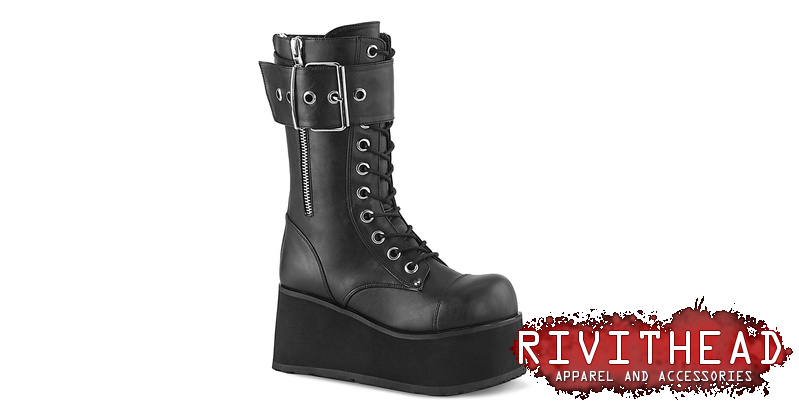 Demonia petrol sale ankle boots