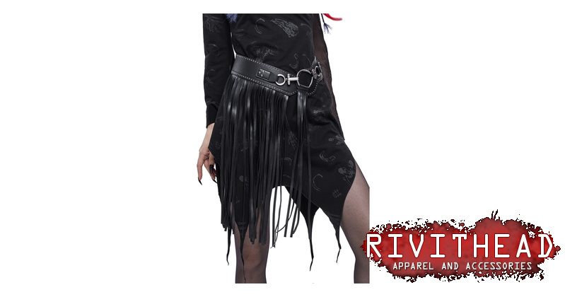 ベルト Fringe Contour Waist Belt LIMITED EDITION STUDDED FRINGE SASH BELT - Black | ZARA