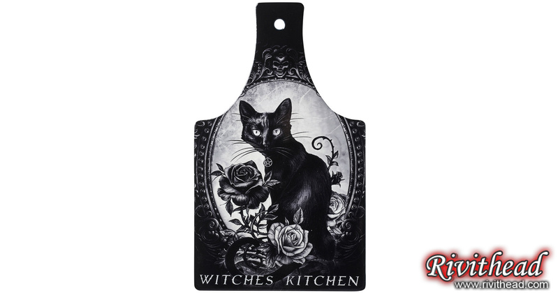 Cat's Kitchen Pasta Spoon for Gothic Culinary Adventures