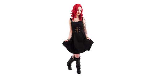 Golden Steampunk Dress - size US 12