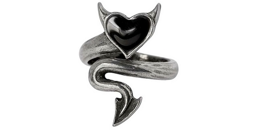 Rock Your Style with the Devil Heart Ring by Alchemy