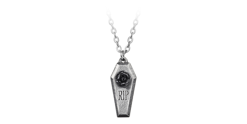 Rip Curl Wave Pendant with 5mm Gemstone - Silver - Marty Magic Store