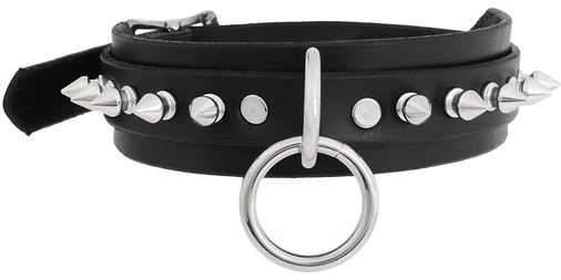 激レアコレクタブル!! Loco Box The Choker CA3080 Single Ring -n- Spikes Choker - Unapologetically Punk Rock