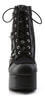 Charade-100 Black Spiked Platform Boots alternate view