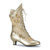DAME-115 Gold Lace Boots view 1