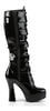 ELECTRA-2042 Patent Buckle Boots alternate view