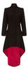 Medea Red Lined High-low Coat view 1